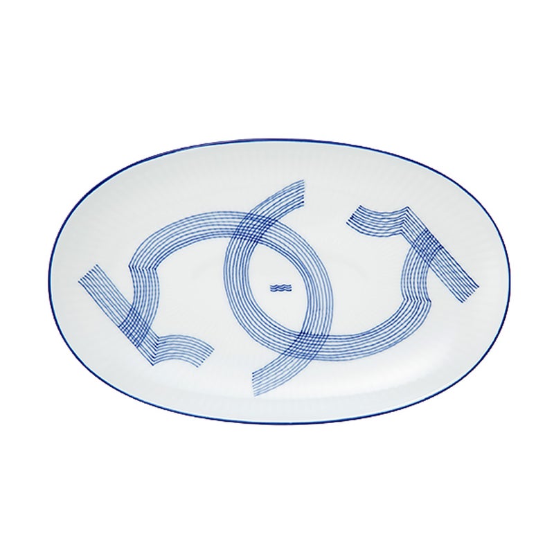 ロイヤルコペンハーゲン（Royal Copenhagen） モチーフ オーバルディッシュ 23cm 1075816