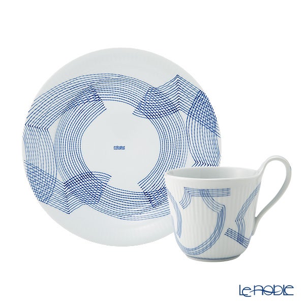 ロイヤルコペンハーゲン（Royal Copenhagen） モチーフ 2点セット マグカップ＆プレート22cm
