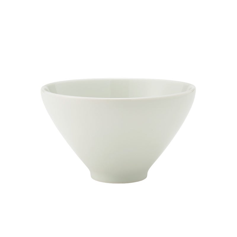 きほんのうつわ 料理家 長谷川あかりさんコラボ しっくり茶碗 つや白 11cm 滝呂焼