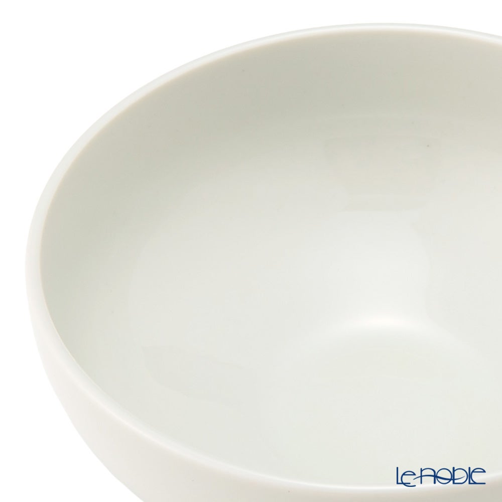 きほんのうつわ 料理家 長谷川あかりさんコラボ ばんのう丸小鉢 つや白 9cm 滝呂焼