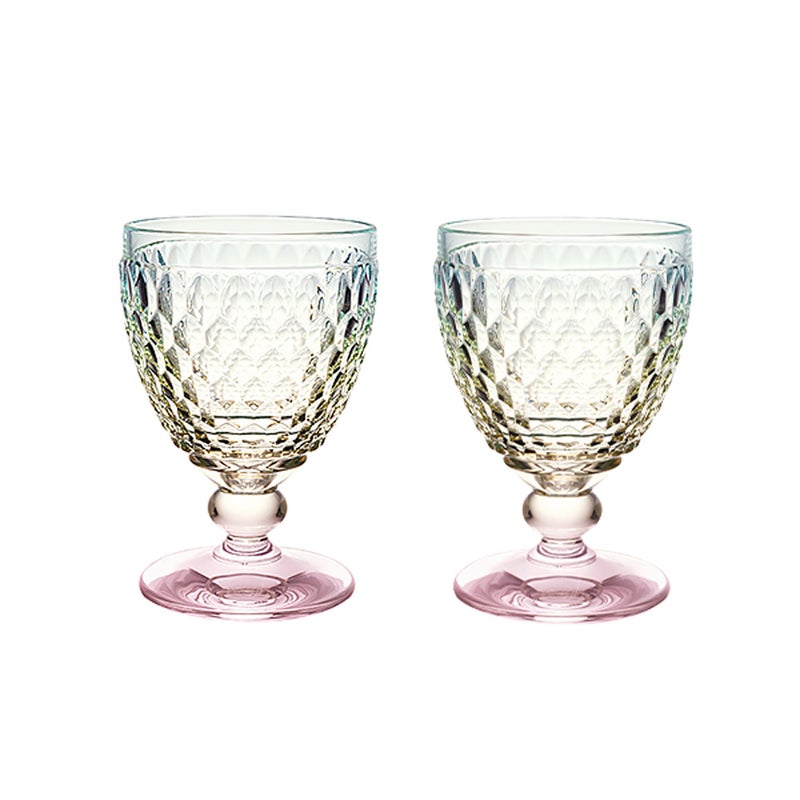 ビレロイ＆ボッホ（Villeroy＆Boch） ボストン ワイングラス パール 12cm 220ml ペア【※1脚ずつ別々のお箱になります。】