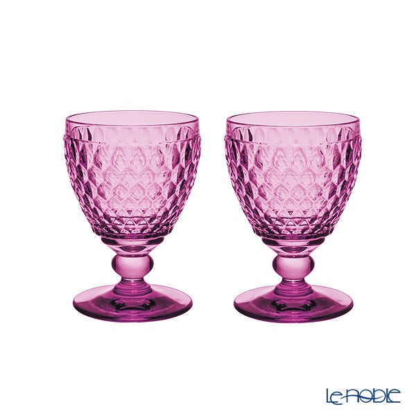 ビレロイ＆ボッホ（Villeroy＆Boch） ボストン ワイングラス ベリー 12cm 220ml ペア