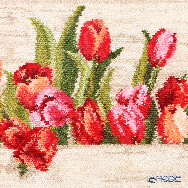 フェイラー ハンドタオル（ハンカチ） アムステルダム （チューリップ） ベージュ 25×25cm