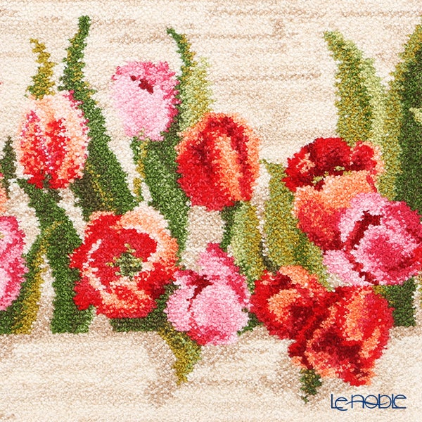 フェイラー ハンドタオル（ハンカチ） アムステルダム （チューリップ） カーミンレッド 25×25cm
