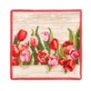 フェイラー ハンドタオル（ハンカチ） アムステルダム （チューリップ） カーミンレッド 25×25cm