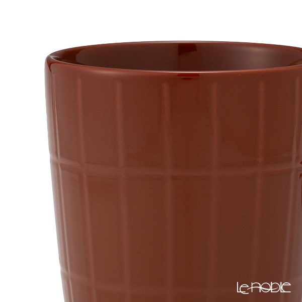 マリメッコ（marimekko） Tiiliskivi ティイリスキヴィ／煉瓦 れんが マグカップ 400ml チェスナット 075884-800／26AW