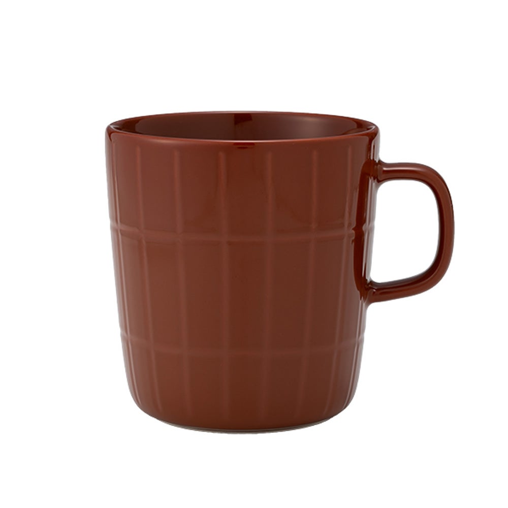 マリメッコ（marimekko） Tiiliskivi ティイリスキヴィ／煉瓦 れんが マグカップ 400ml チェスナット 075884-800／26AW