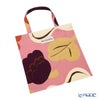 マリメッコ（marimekko） Kukasta kukkaan クカスタ クッカーン ファブリックバッグ 44×43cm ピンク×オフホワイト×テラコッタ 075978-324／26AW