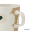 マリメッコ（marimekko） Unikko ウニッコ／けしの花 マグカップ 250ml ホワイト×ベージュ×ダークグリーン 075868-188／26AW