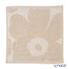 マリメッコ（marimekko） Unikko ウニッコ／けしの花 ミニタオル ホワイト×リネン 30×30cm コットン 075928-180／26AW