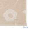 マリメッコ（marimekko） Unikko ウニッコ／けしの花 ミニタオル ホワイト×リネン 30×30cm コットン 075928-180／26AW