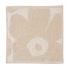 マリメッコ（marimekko） Unikko ウニッコ／けしの花 ミニタオル ホワイト×リネン 30×30cm コットン 075928-180／26AW