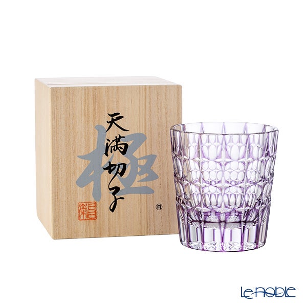 切子工房 昌榮 天満切子 珠 ロックグラス 金紫