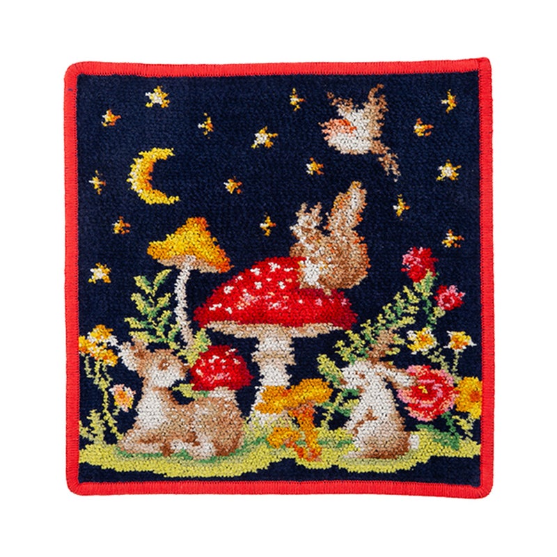 フェイラー ハンドタオル（ハンカチ） マジカルナイト レッド 25×25cm