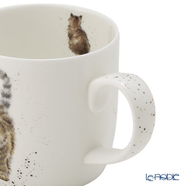 ロイヤル・ウースター レンデル マグ 310ml Feline Good ネコ