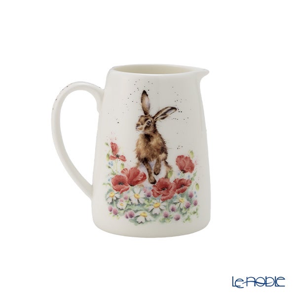 ロイヤル・ウースター レンデル ジャグ 8cm ウサギ／花畑