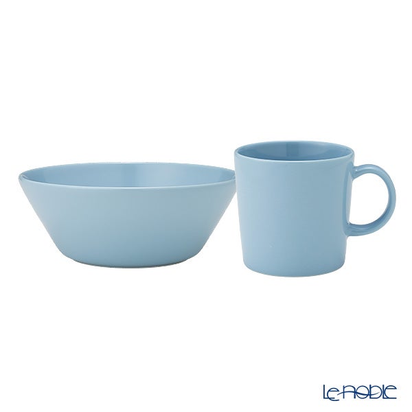 イッタラ（iittala） ティーマ アイスブルー 2点セット マグカップ300ml ＆ ボウル15cm