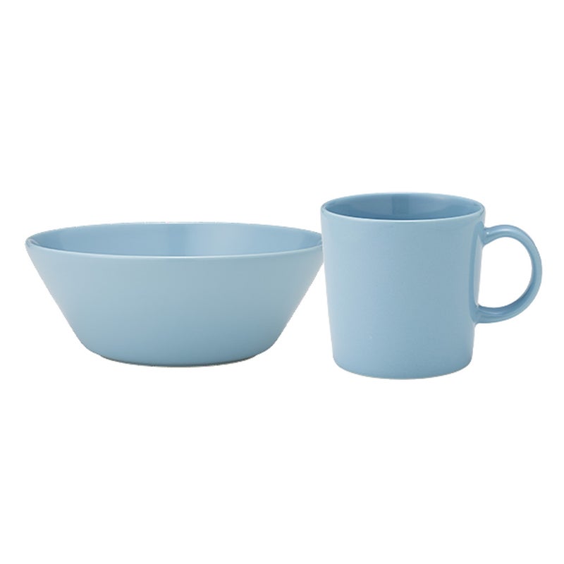 イッタラ（iittala） ティーマ アイスブルー 2点セット マグカップ300ml ＆ ボウル15cm