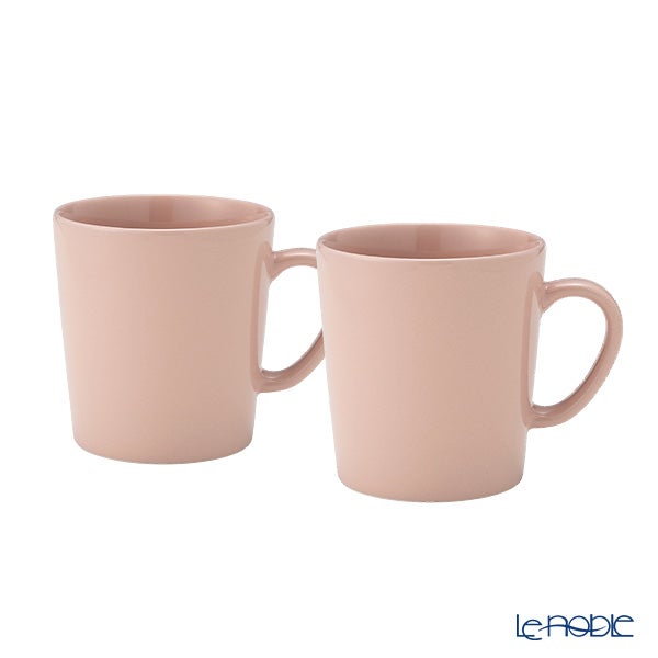 アラビア（ARABIA） マイニオ Mainio ピンク 柄なし（無地） マグカップ 300ml ペア