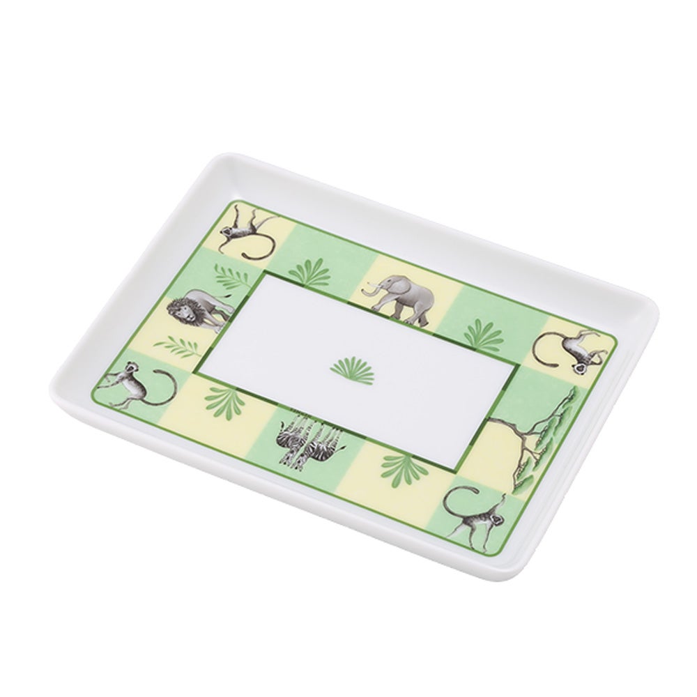 エルメス（HERMES） アフリカ 長方形皿 16×12cm | ブランド洋食器専門