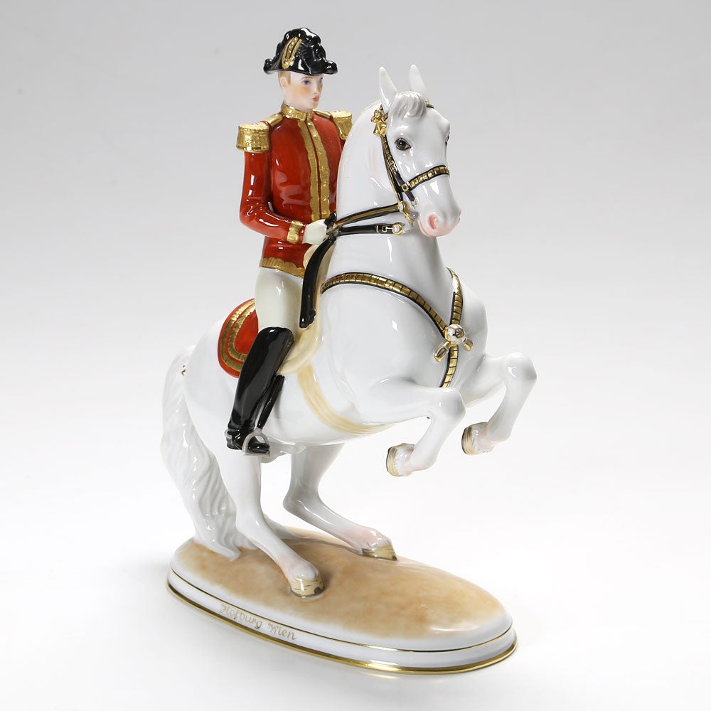 アウガルテン（AUGARTEN） フィギュリン（011210） スペイン乗馬学校 レバード 22.5cm 1591